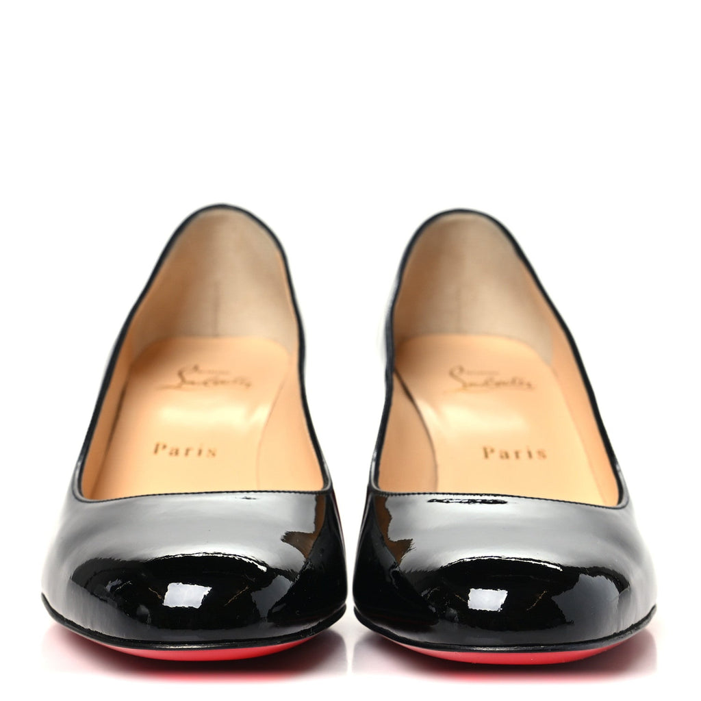 Patent Calfskin Miss Sab 55 Pumps 38 Black