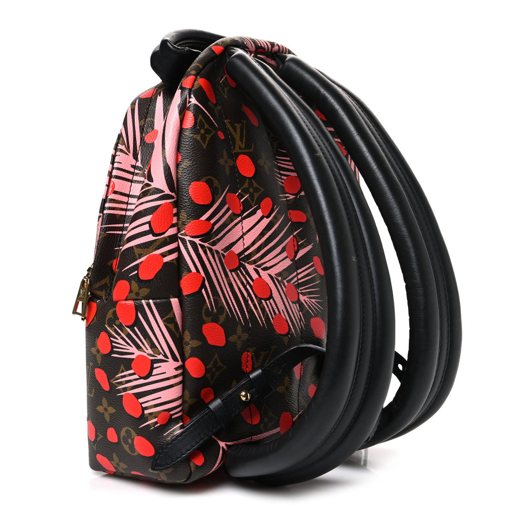 Monogram Jungle Dots Palm Springs Backpack PM Sugar Pink Poppy
