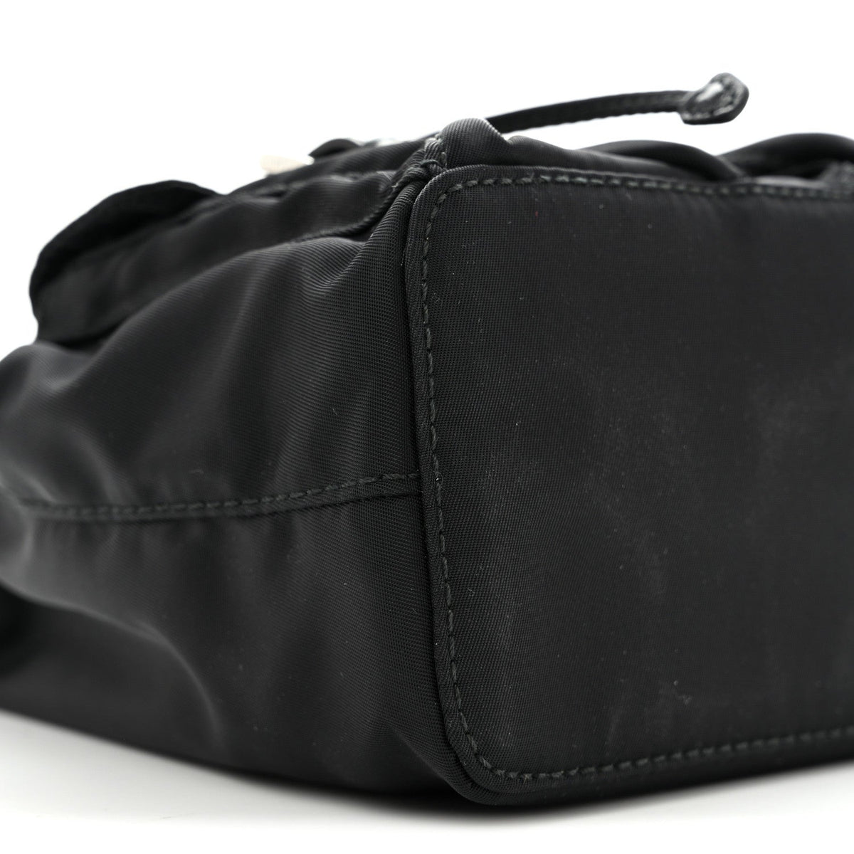 Nylon Vela Mini Crossbody Backpack Black