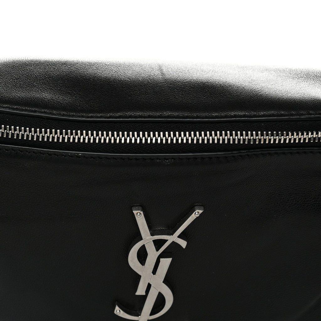Lambskin Monogram Belt Bag Black