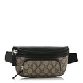 GG Supreme Monogram Belt Bag Black
