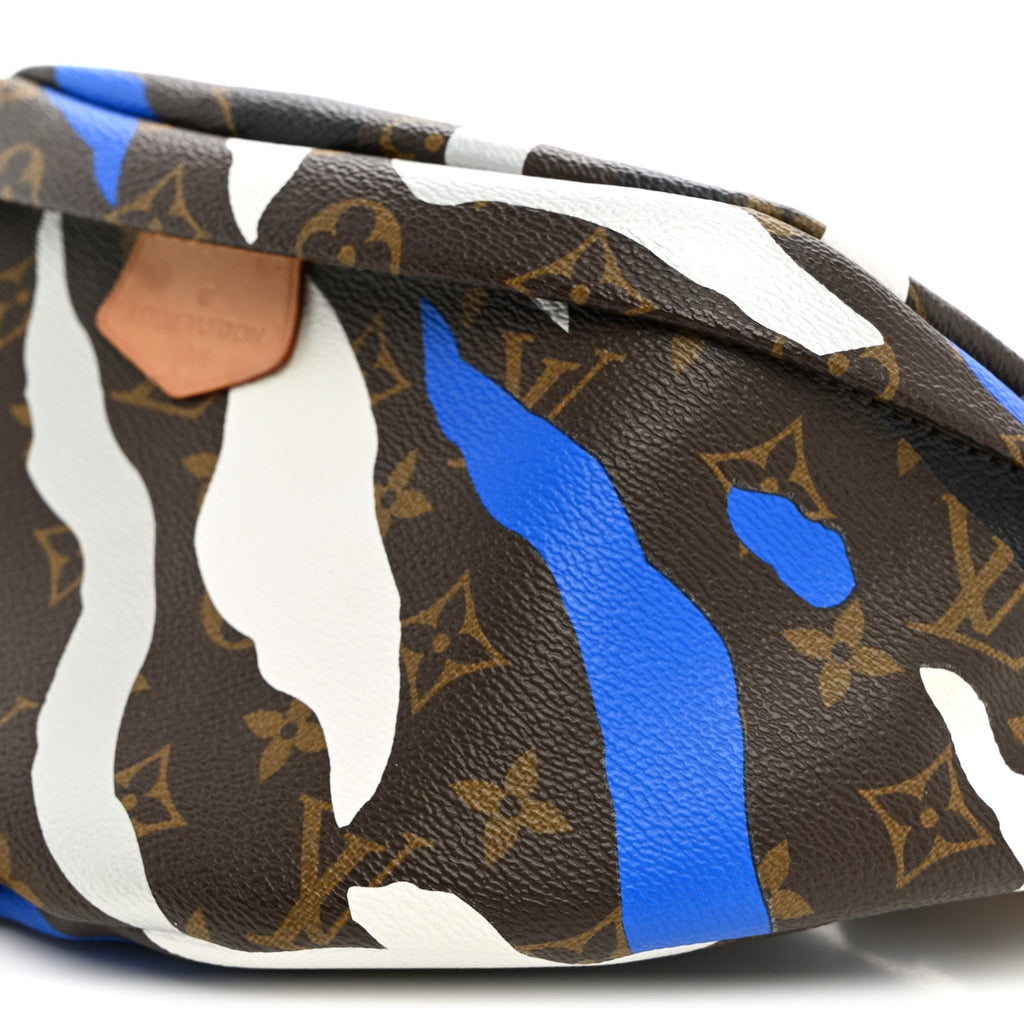 x LOL Monogram Bumbag Blue Silver