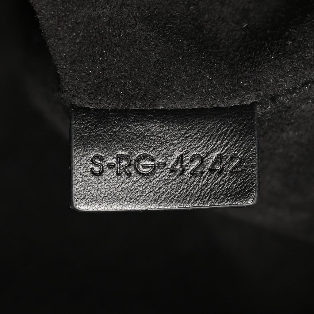 Smooth Calfskin Bucket 16 Bag Black