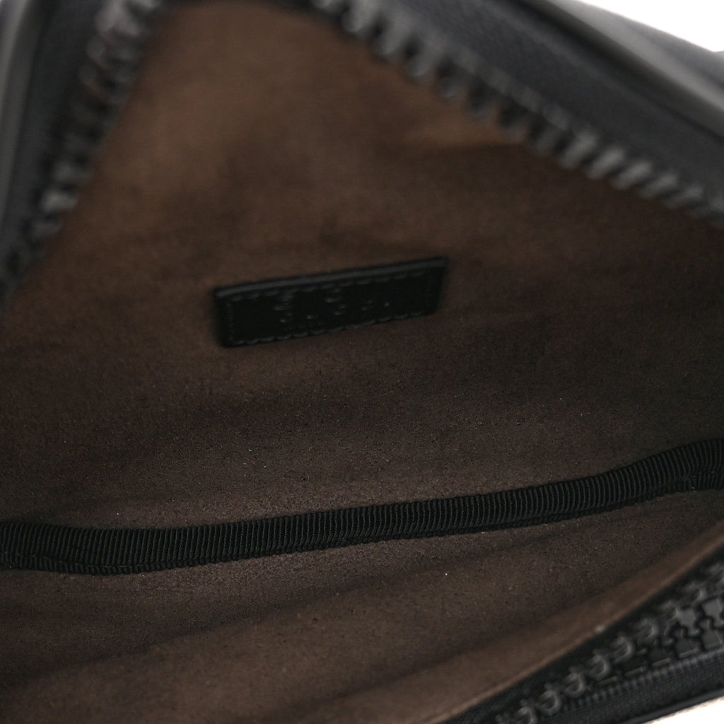 GG Supreme Monogram Belt Bag Black