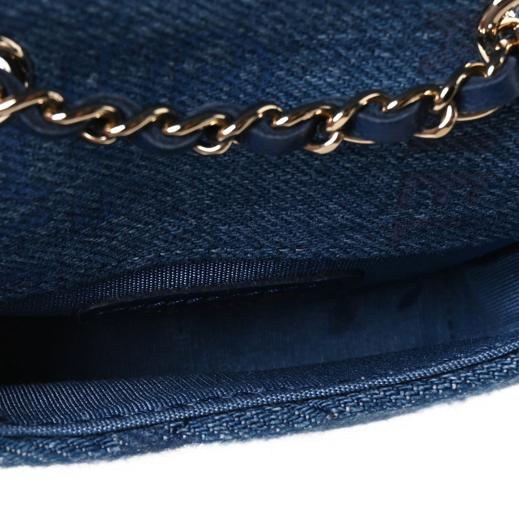 Denim Quilted Denim Mood Belt Bag Blue Multicolor