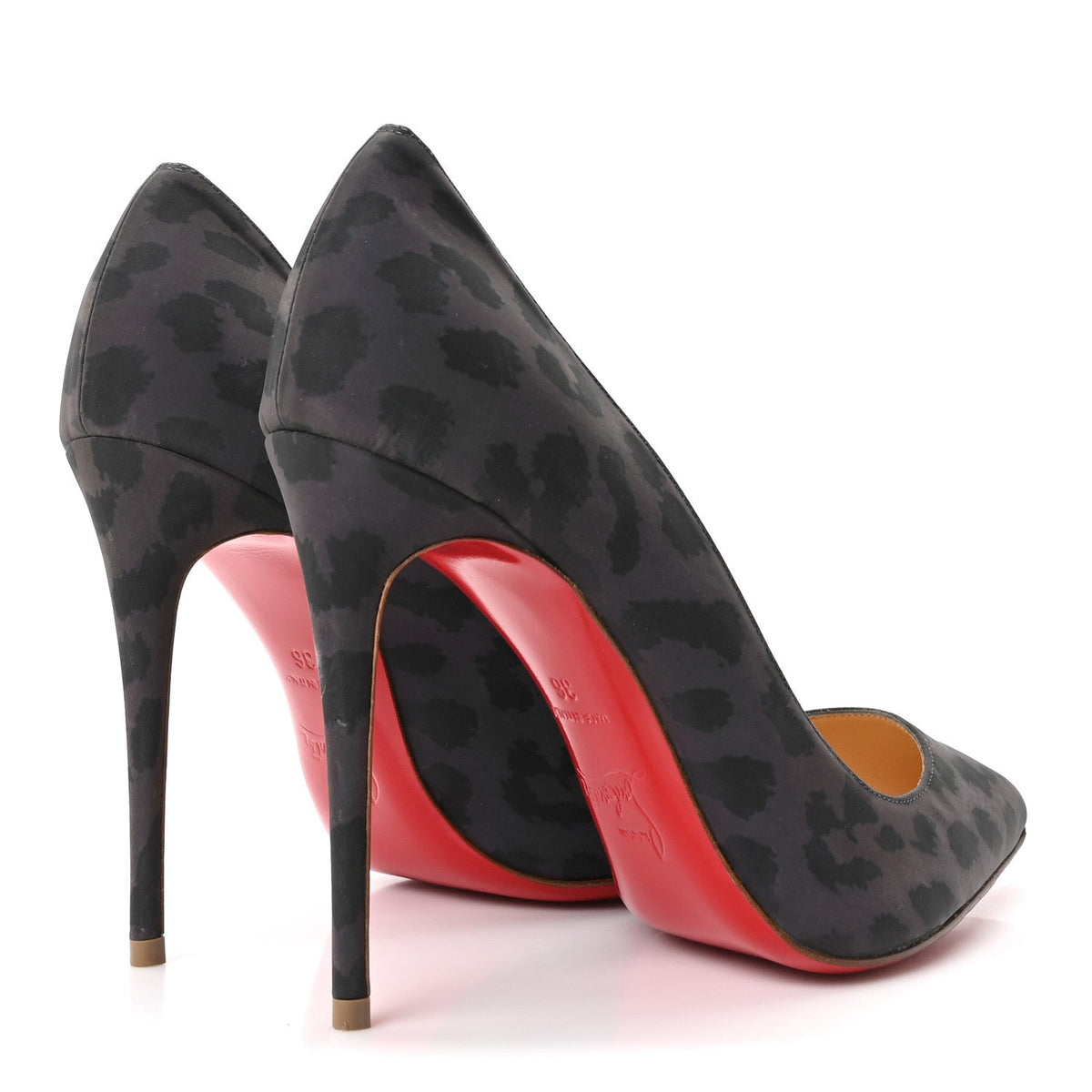 Nylon Reflex Leopard Pigalle Follies 100 Pumps 36 Multi