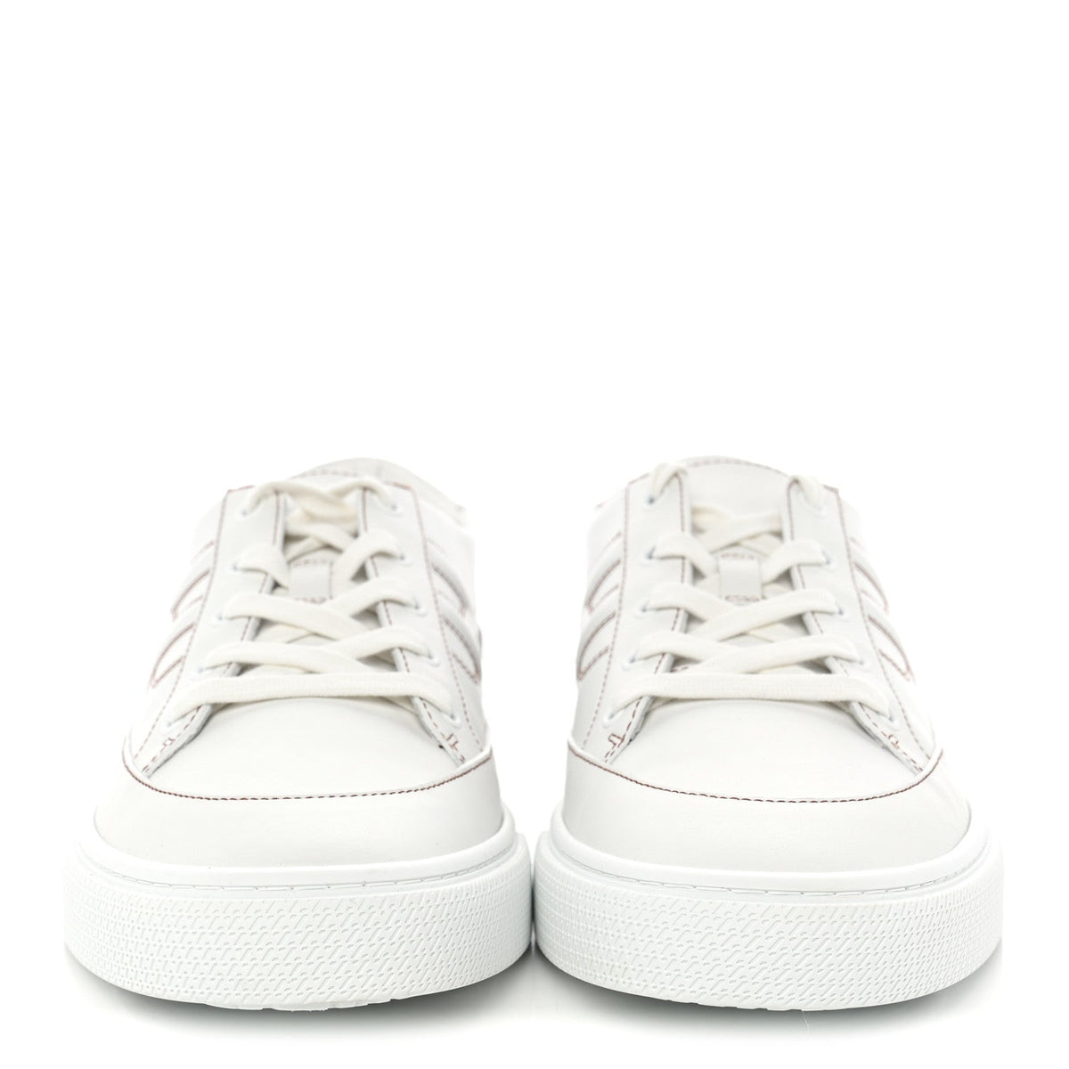 Calfskin Mens Deep Sneakers 44.5 White Gold
