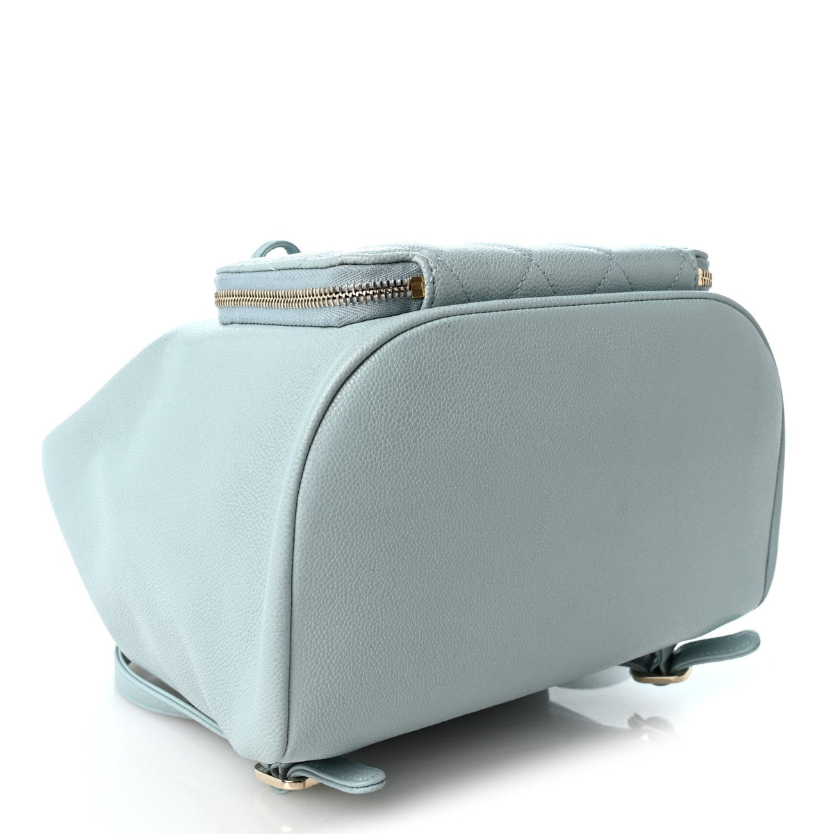 Caviar Quilted Business Affinity Backpack Light Blue