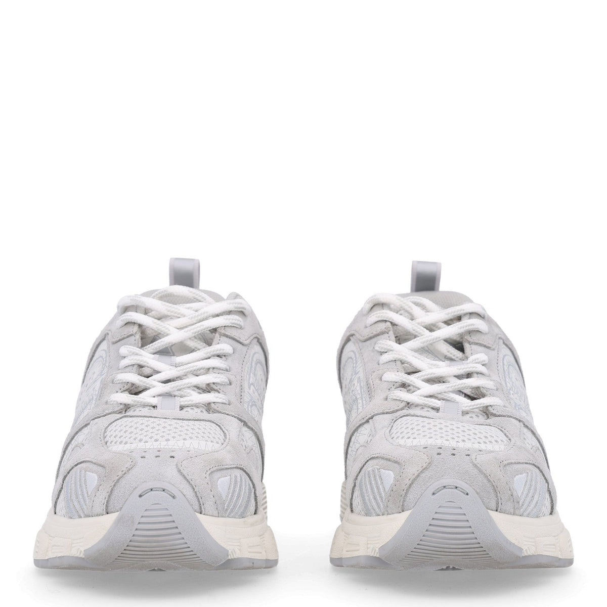 Technical Mesh Suede Dior Chrono Sneakers 38.5 Grey