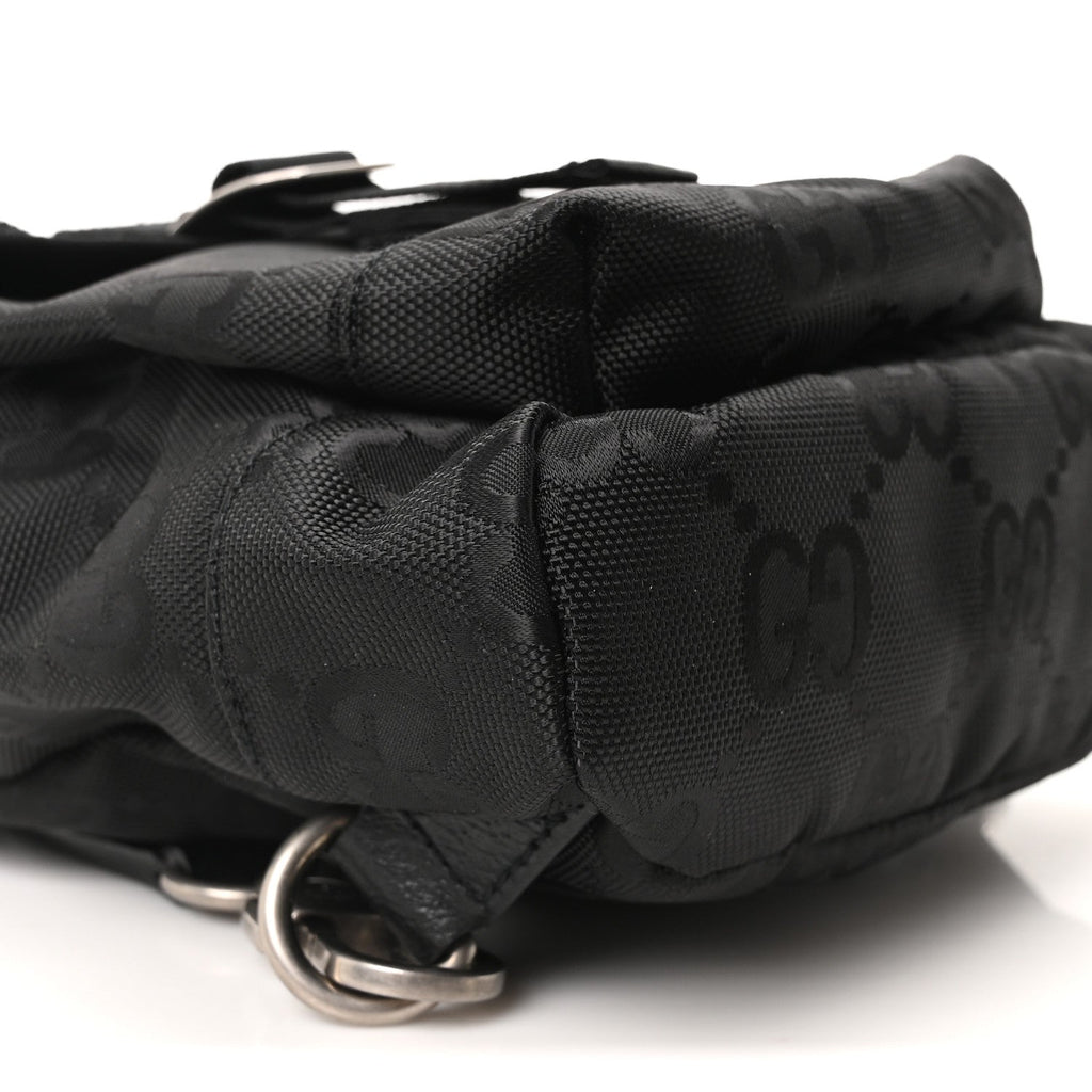 Econyl Nylon Monogram Off The Grid Sling Backpack Black