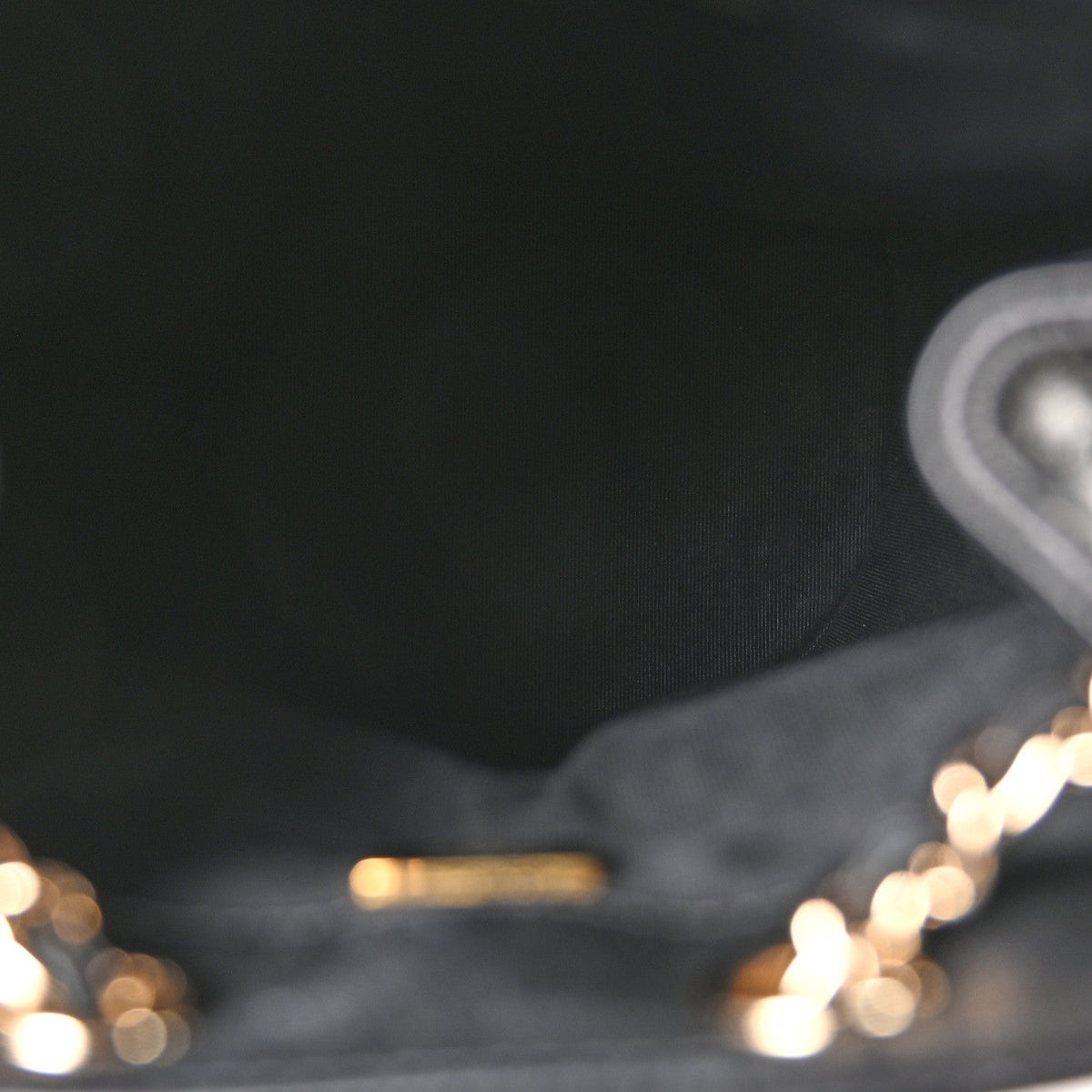 Caviar Quilted Pockets Backpack Black