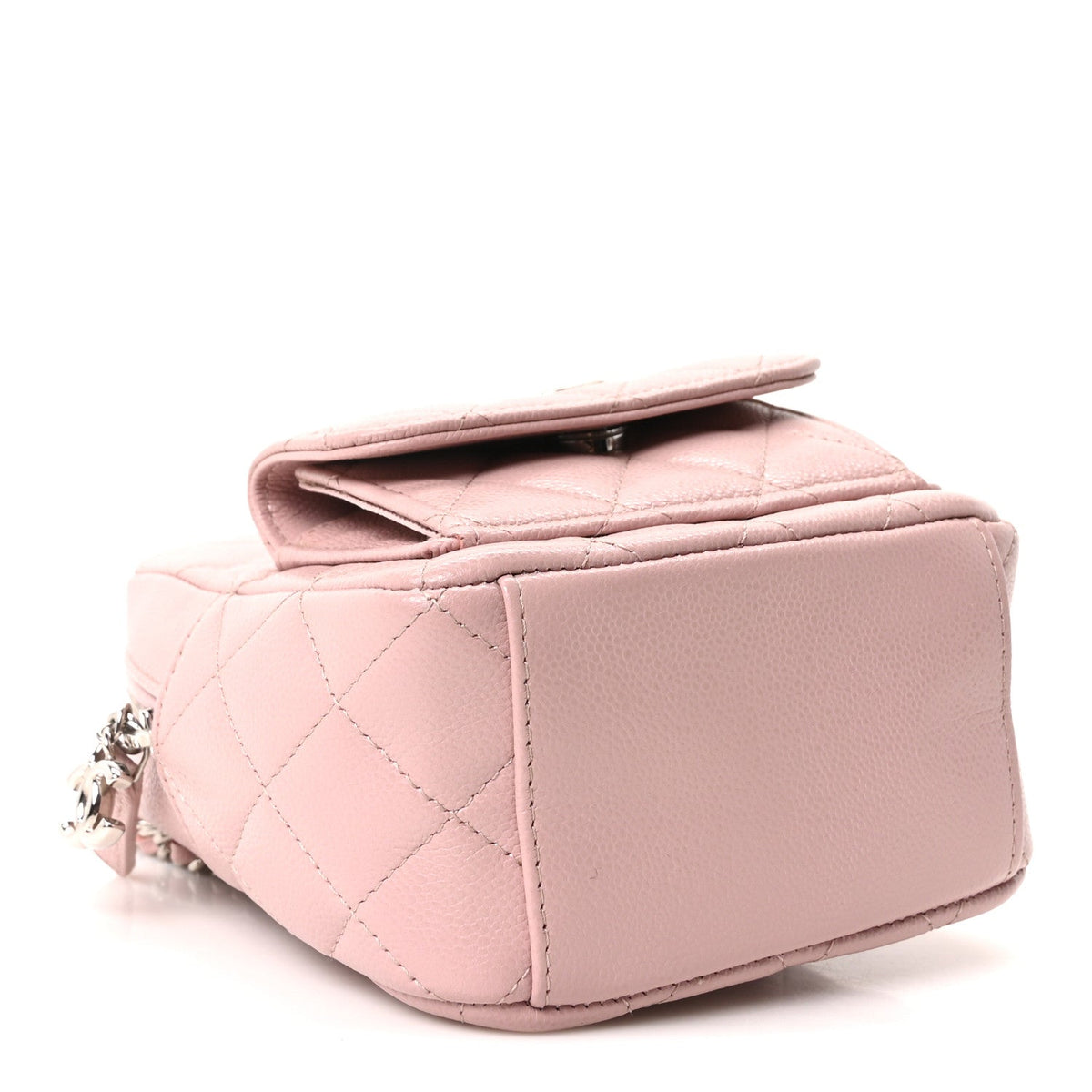 Caviar Quilted CC Mini Classic Backpack Pink