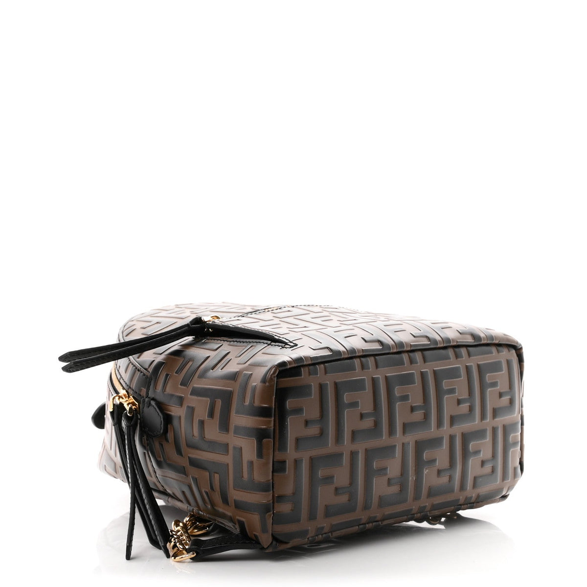 Vitello Bi-Color FF 1974 Embossed Mini Backpack Maya Black