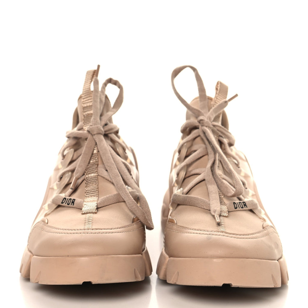 Neoprene Rubber Womens D-Connect Sneakers 38.5 Nude