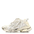 Mesh Rubber Monocolor Womens Runner Sneakers 40 White