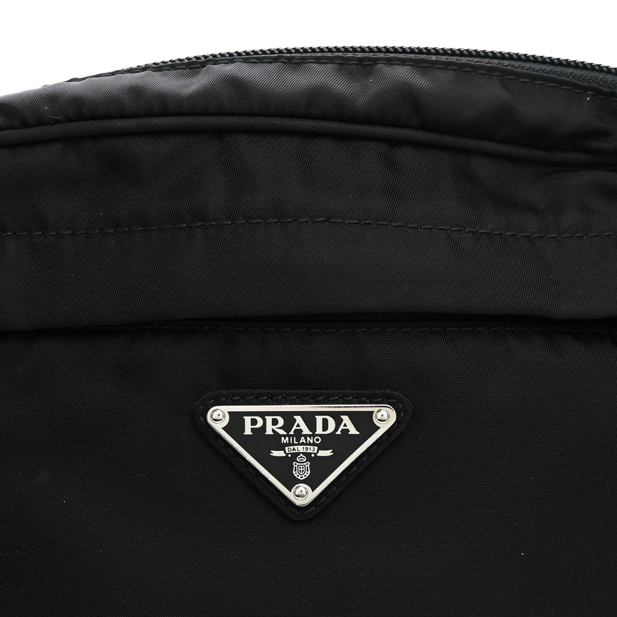 Tessuto Nylon Montagna Belt Bag Black