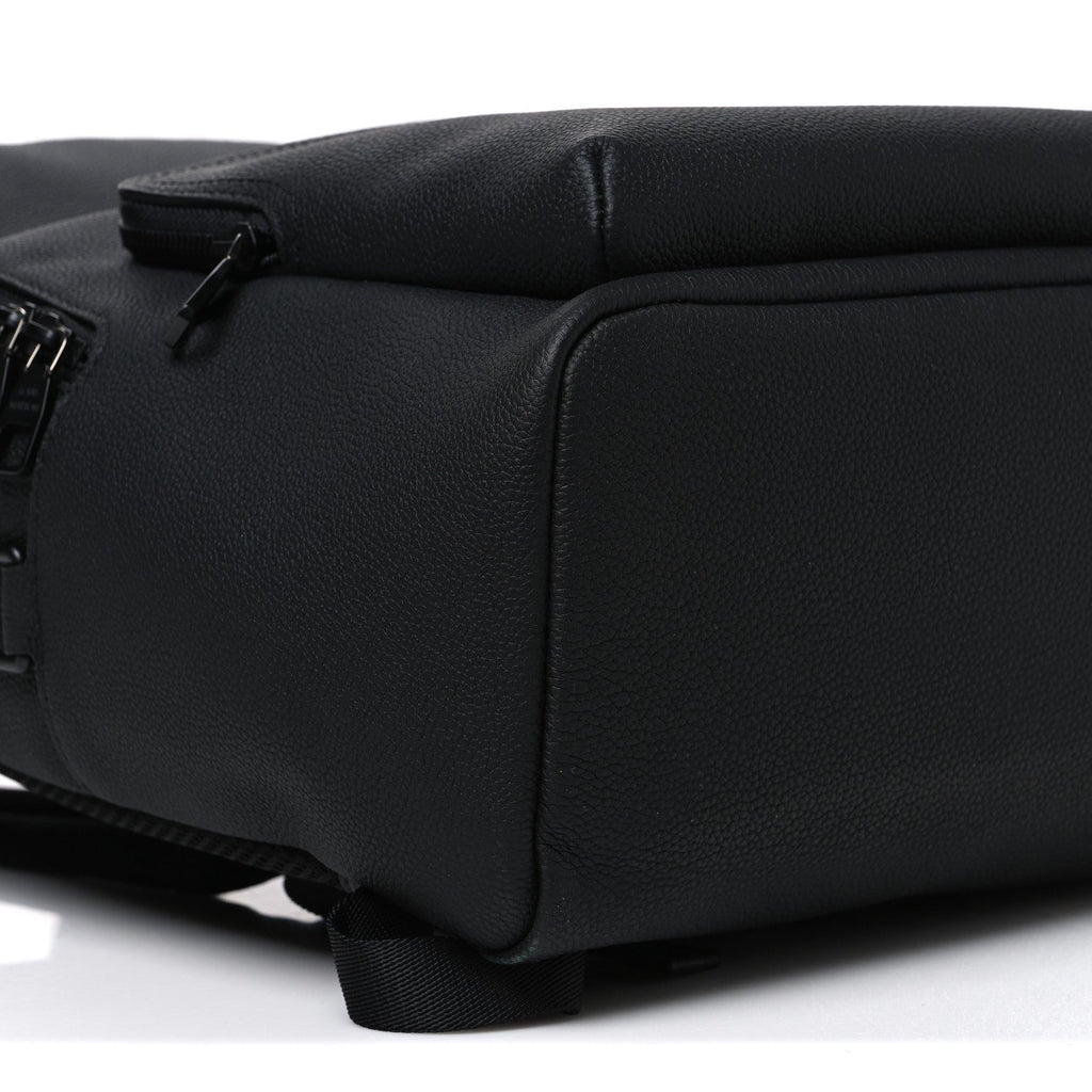 Calfskin Monogram Shadow Discovery Backpack Black