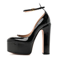 Patent Tan-Go 55/155mm Platform Pumps 40 Black