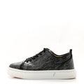 Toile Monogram Nappa Mens Adolon Junior Flat Sneakers 42 Black