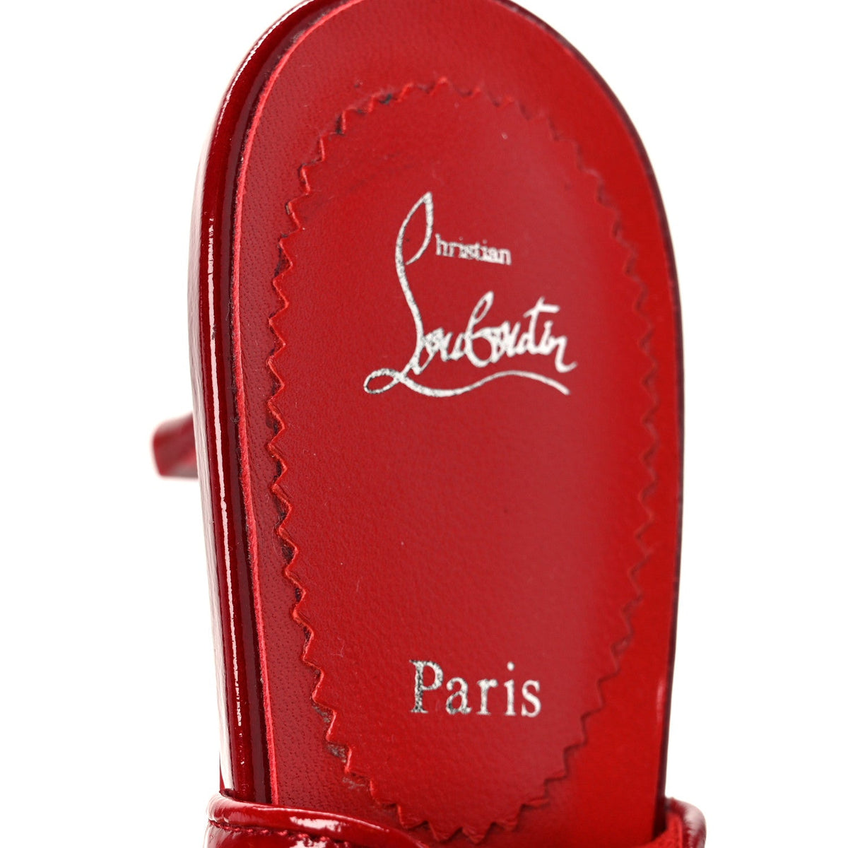 Patent Vogue Sporty Kate 55 Slingback 40.5 Loubi
