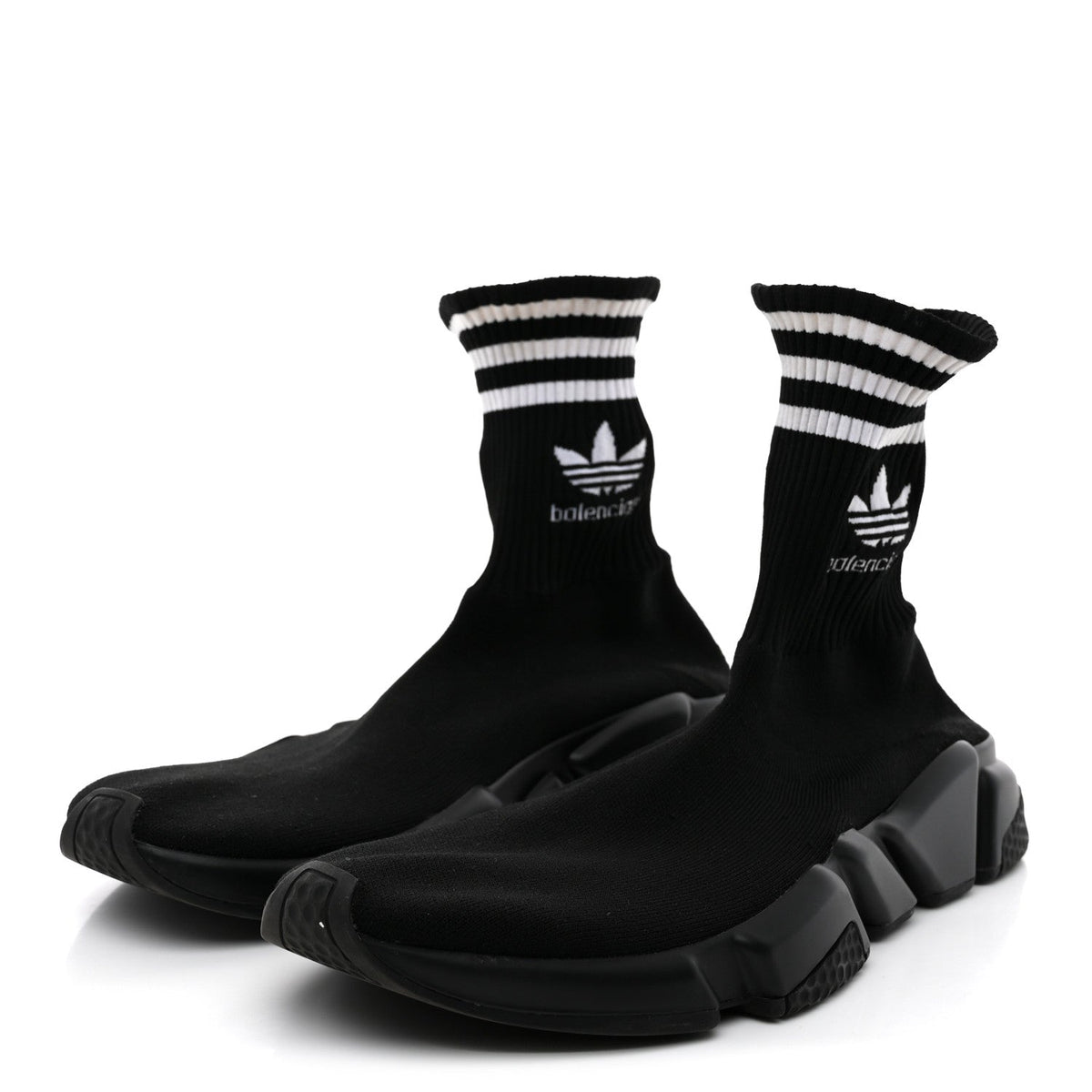 X ADIDAS Neoprene Knit Mens Speed 3.0 Sneakers 44 Black