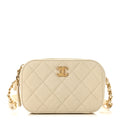 Caviar Quilted Waist Bag White