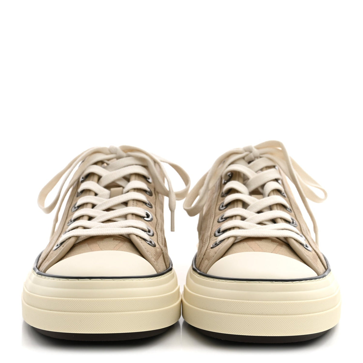 Canvas Iconographe Vlogo Sneakers 41 Beige