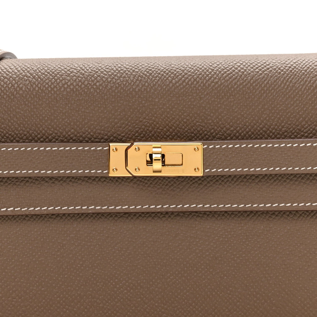 Epsom Kelly Wallet To Go Etoupe
