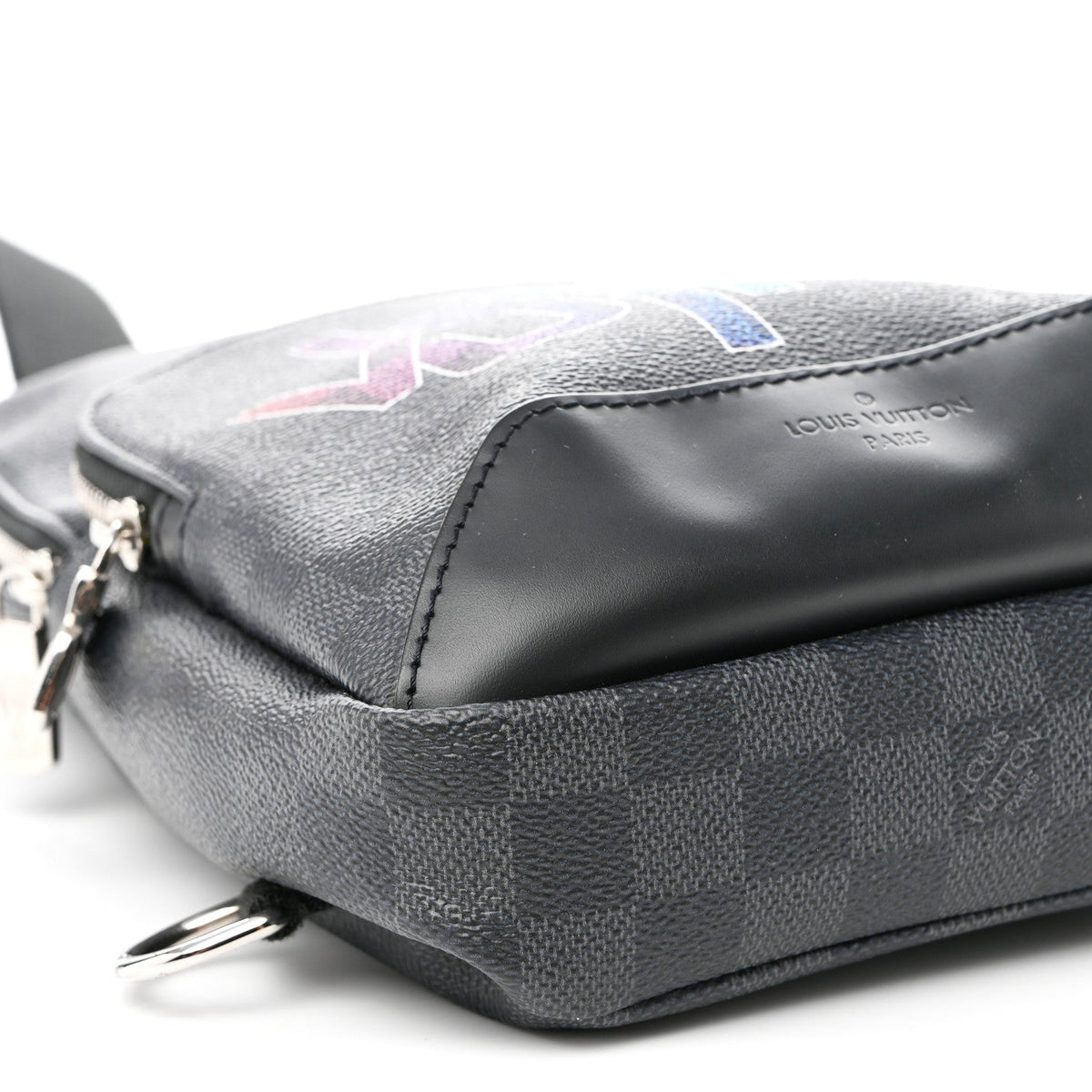 Damier Graphite Logo Avenue Sling Backpack Multicolor