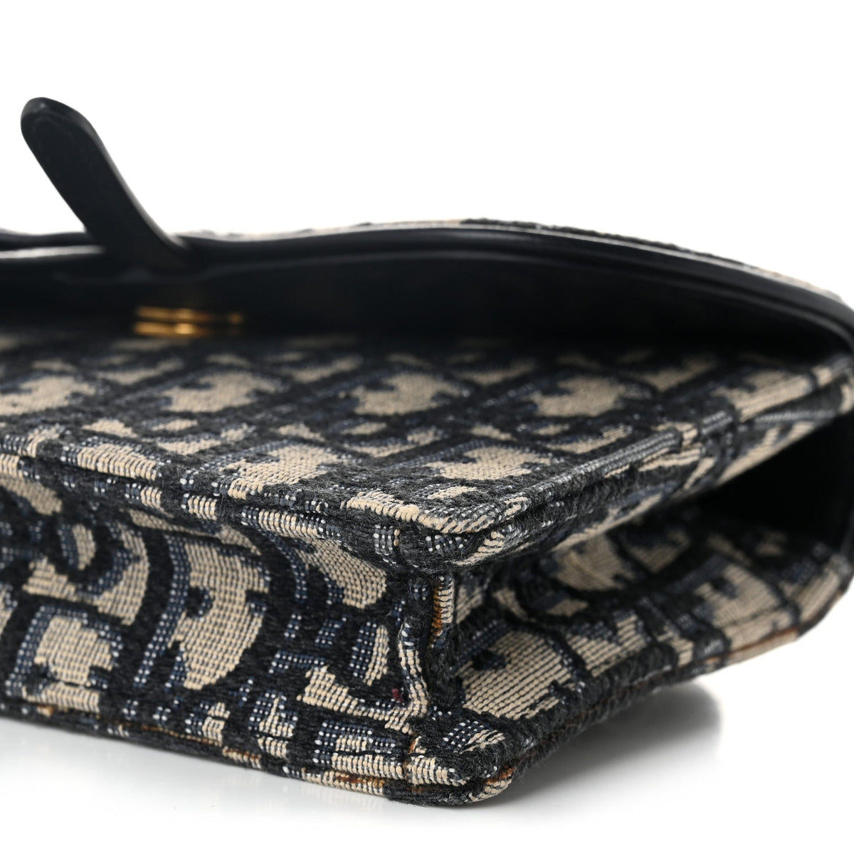 Oblique Saddle Belt Bag Blue