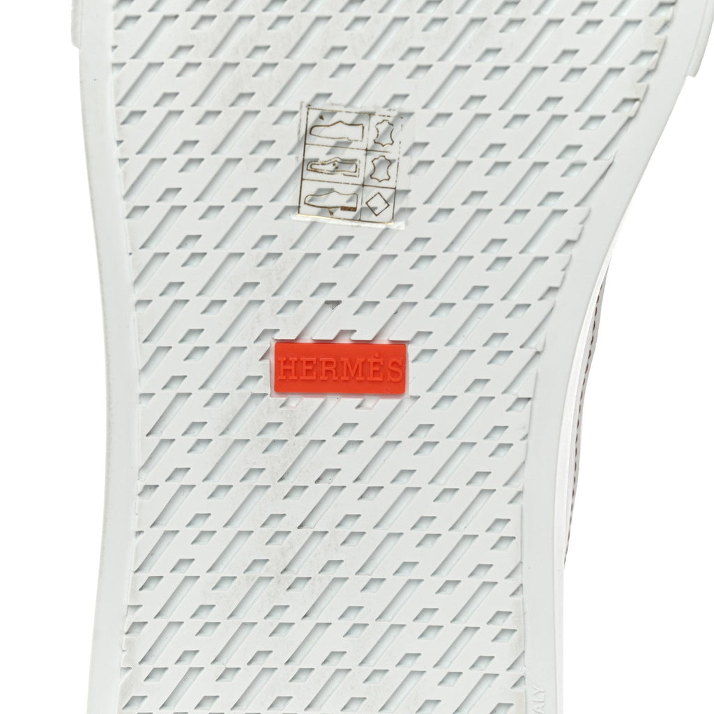 Calfskin Mens Deep Sneakers 44.5 White Gold