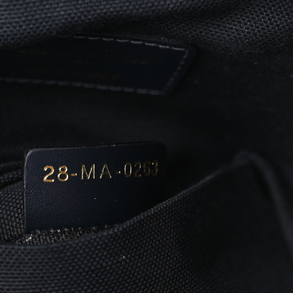 Oblique Calfskin Medium C'est Dior Bucket Bag Blue