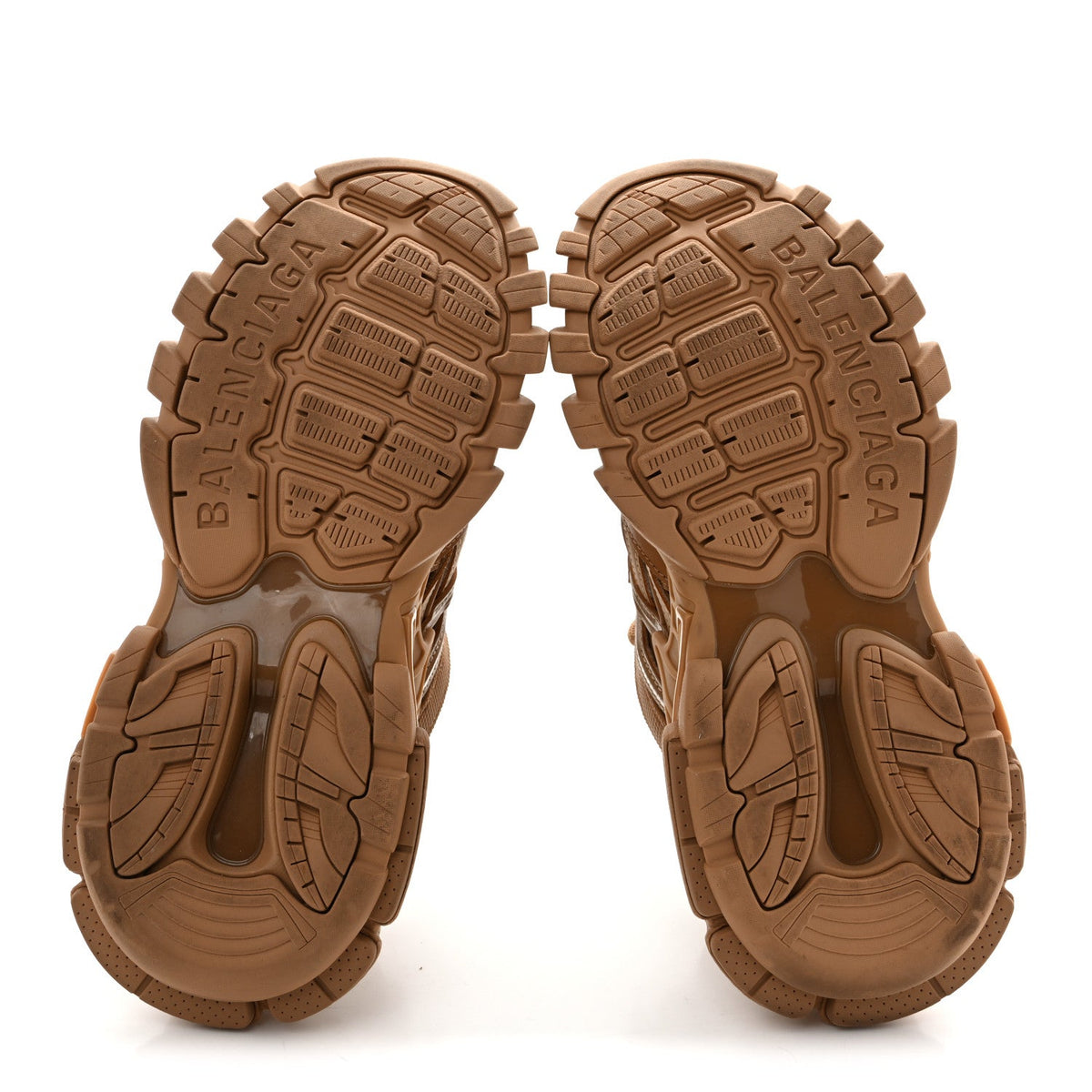 Rubber Mesh Monocolor Clear Sole Womens Track.2 Open Sneakers 40 Light Brown