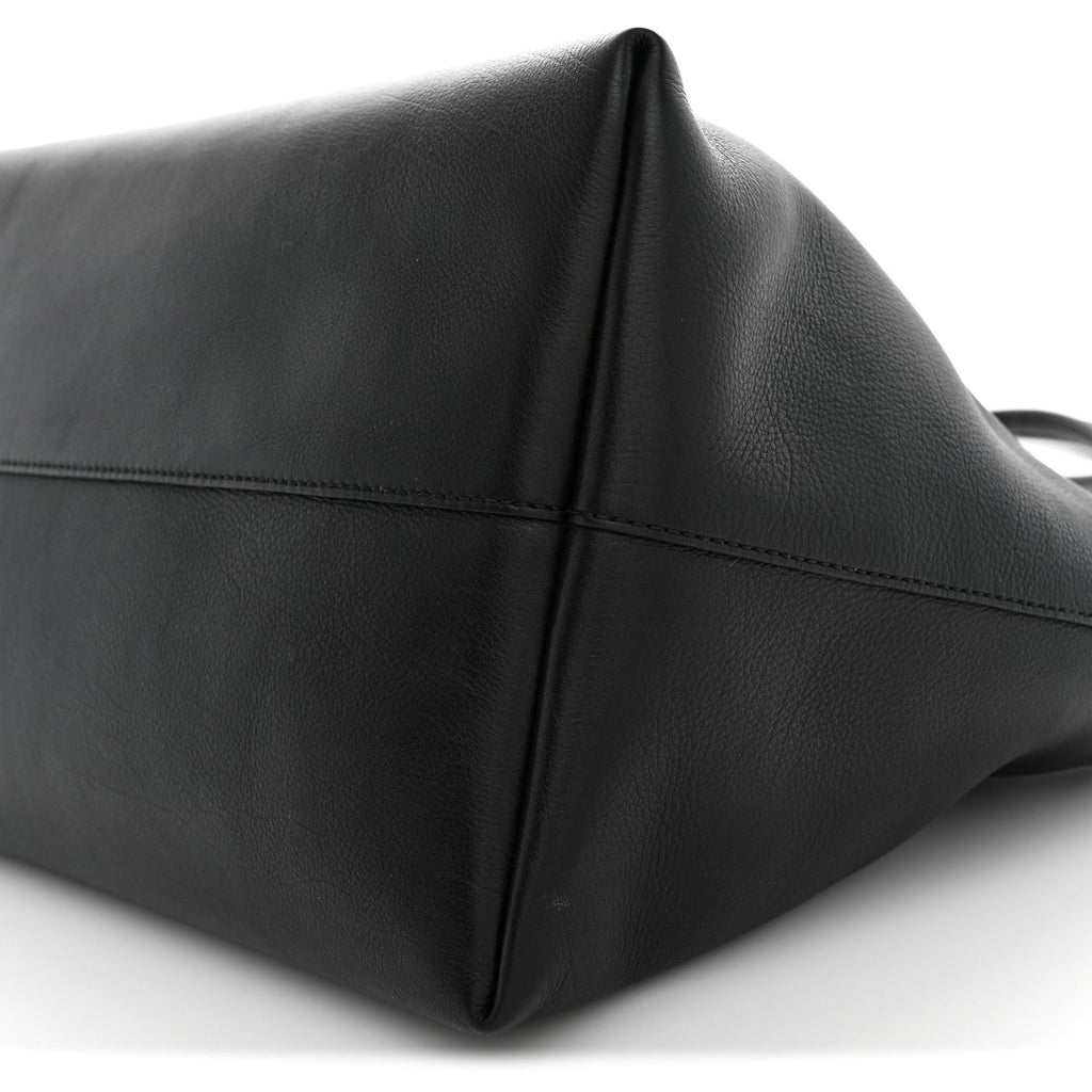 Grained Calfskin Terrasse Bag Black