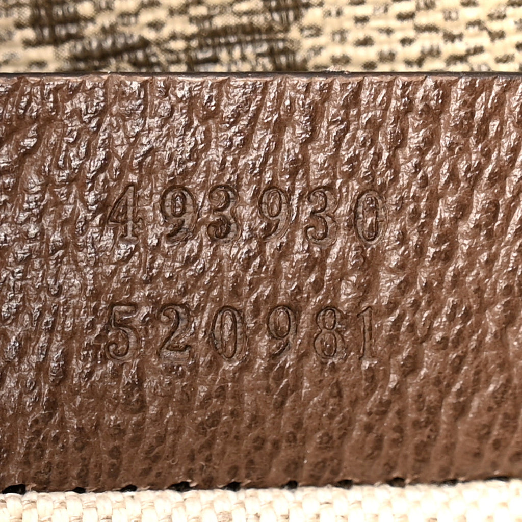 GG Supreme Monogram Neo Vintage Web Belt Bag Brown