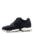 Tweed Suede Womens CC Sneakers 37.5 Black Blue