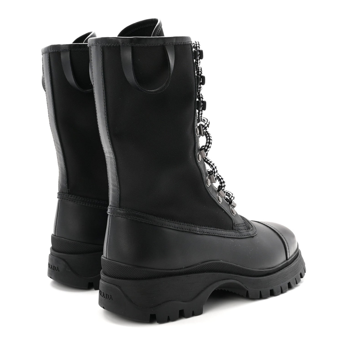 Vitello Montana Neoprene Combat Boots 36 Black