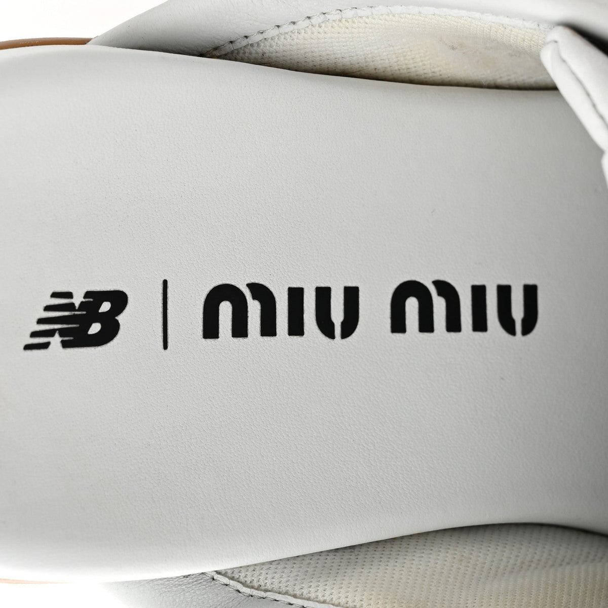 X NEW BALANCE Calfskin 530 SL Slip-On Sneaker Mules 37 White