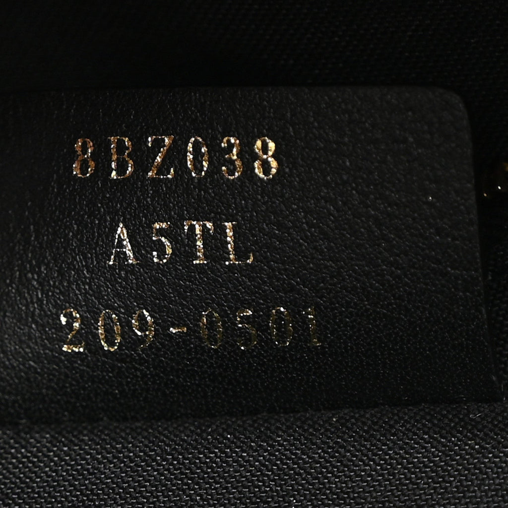 Vitello Bi-Color FF 1974 Embossed Mini Backpack Maya Black