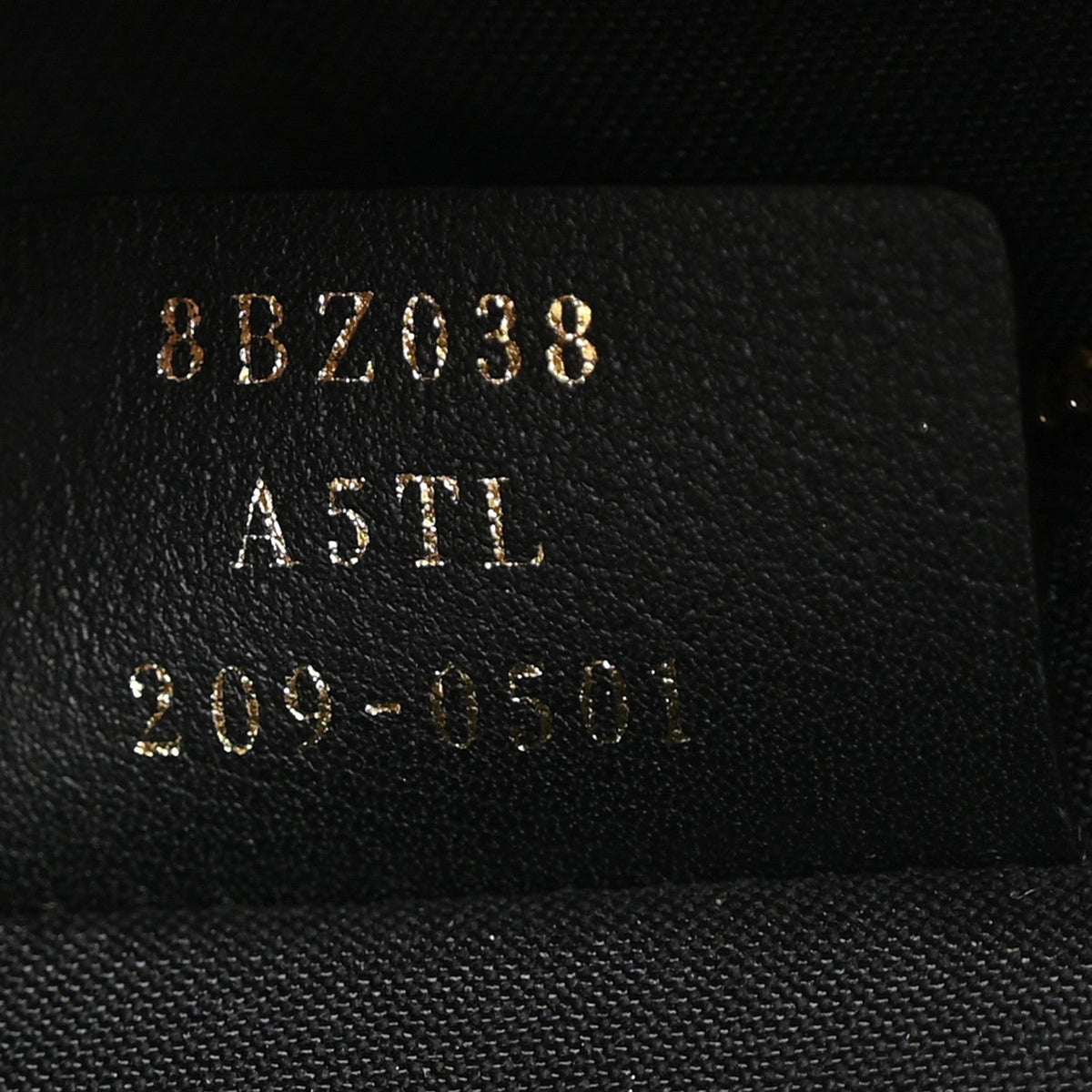 Vitello Bi-Color FF 1974 Embossed Mini Backpack Maya Black