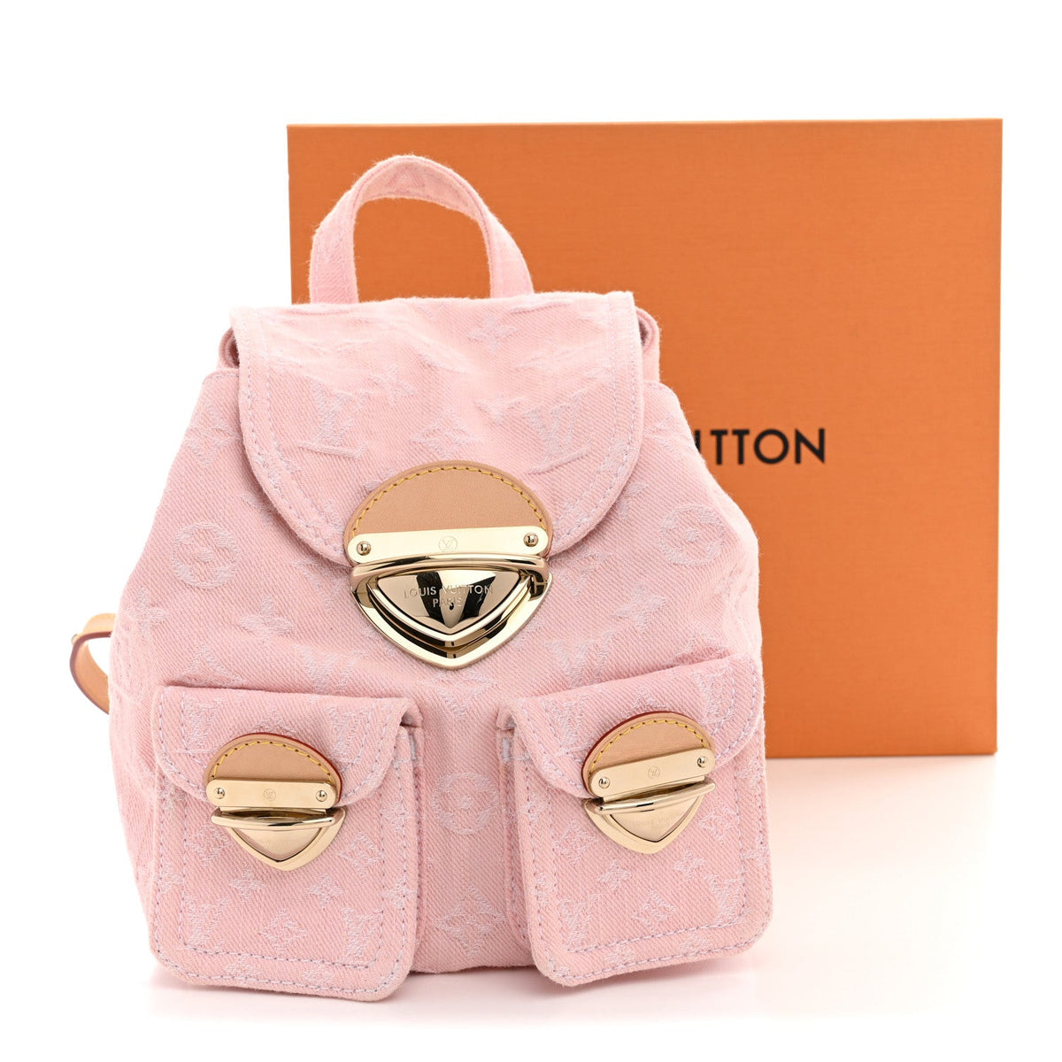 Denim Venice Backpack Washed Pink