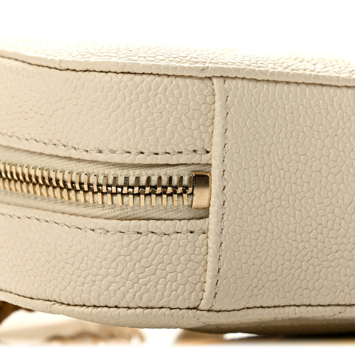 Caviar Quilted Waist Bag White