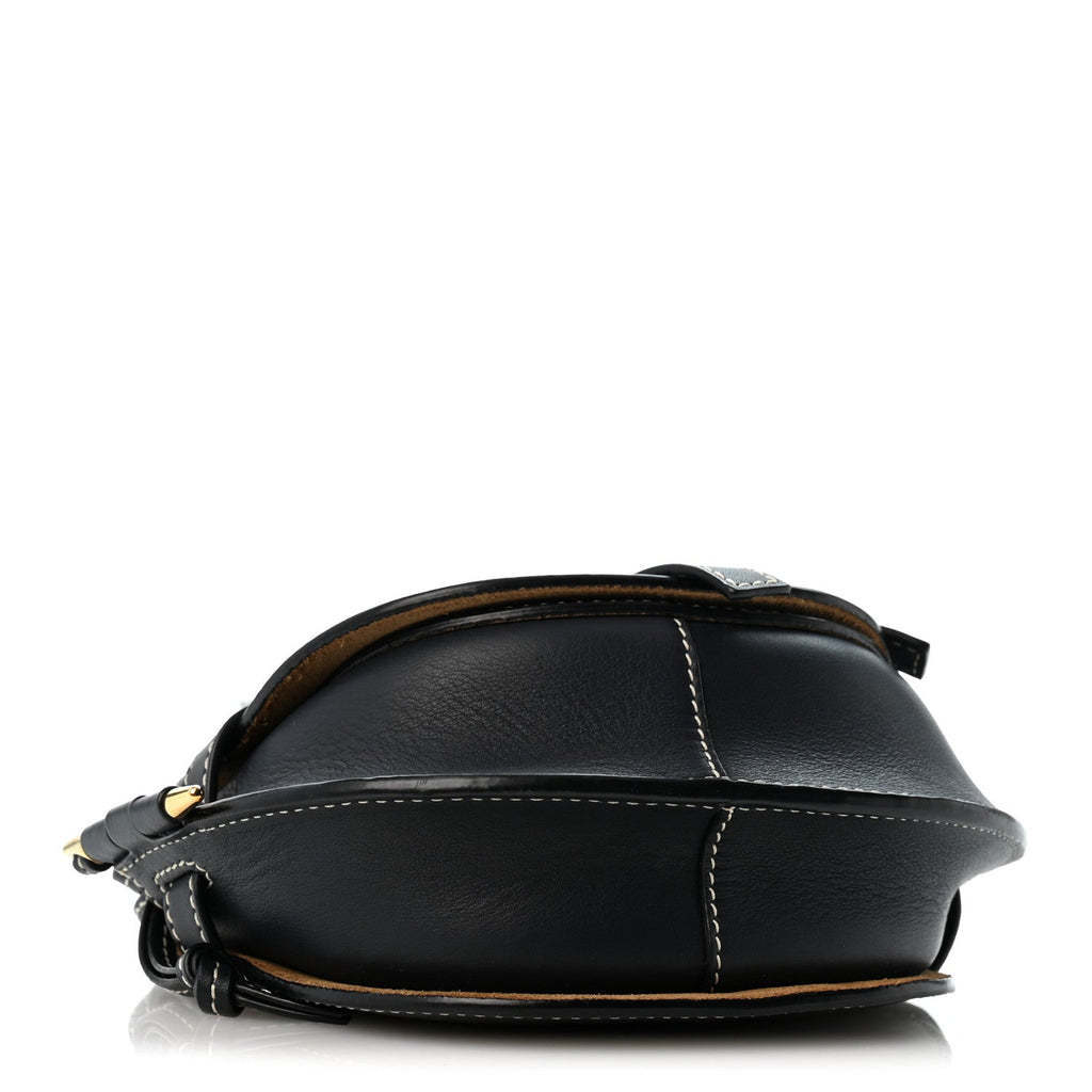 Calfskin Mini Gate Crossbody Bag Midnight Blue