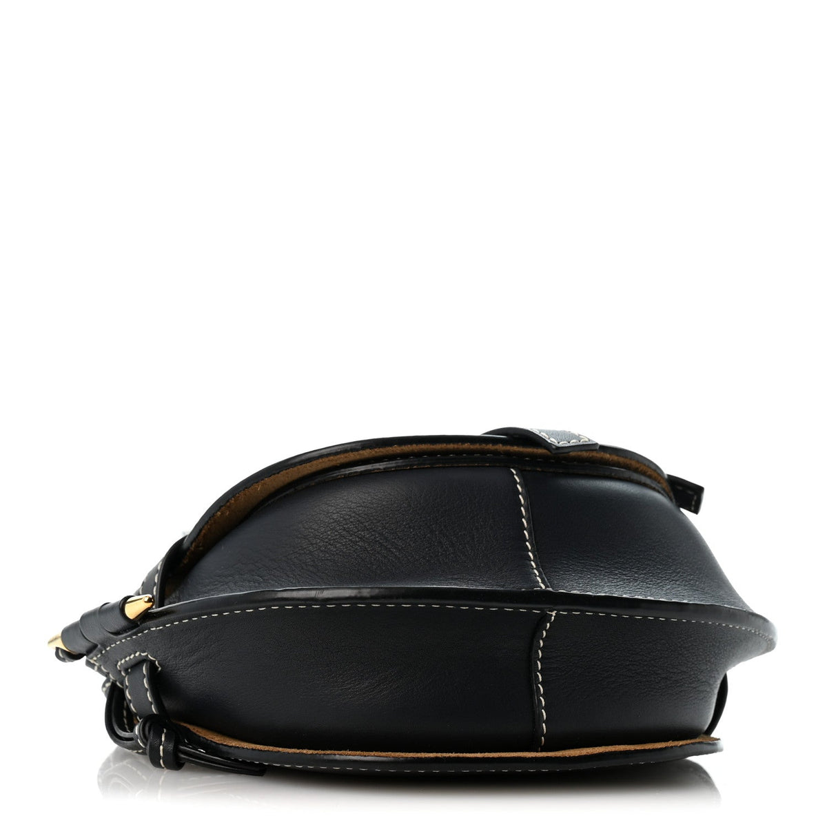 Calfskin Mini Gate Crossbody Bag Midnight Blue