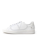 Calfskin Mens Backnet Sneakers 46 White