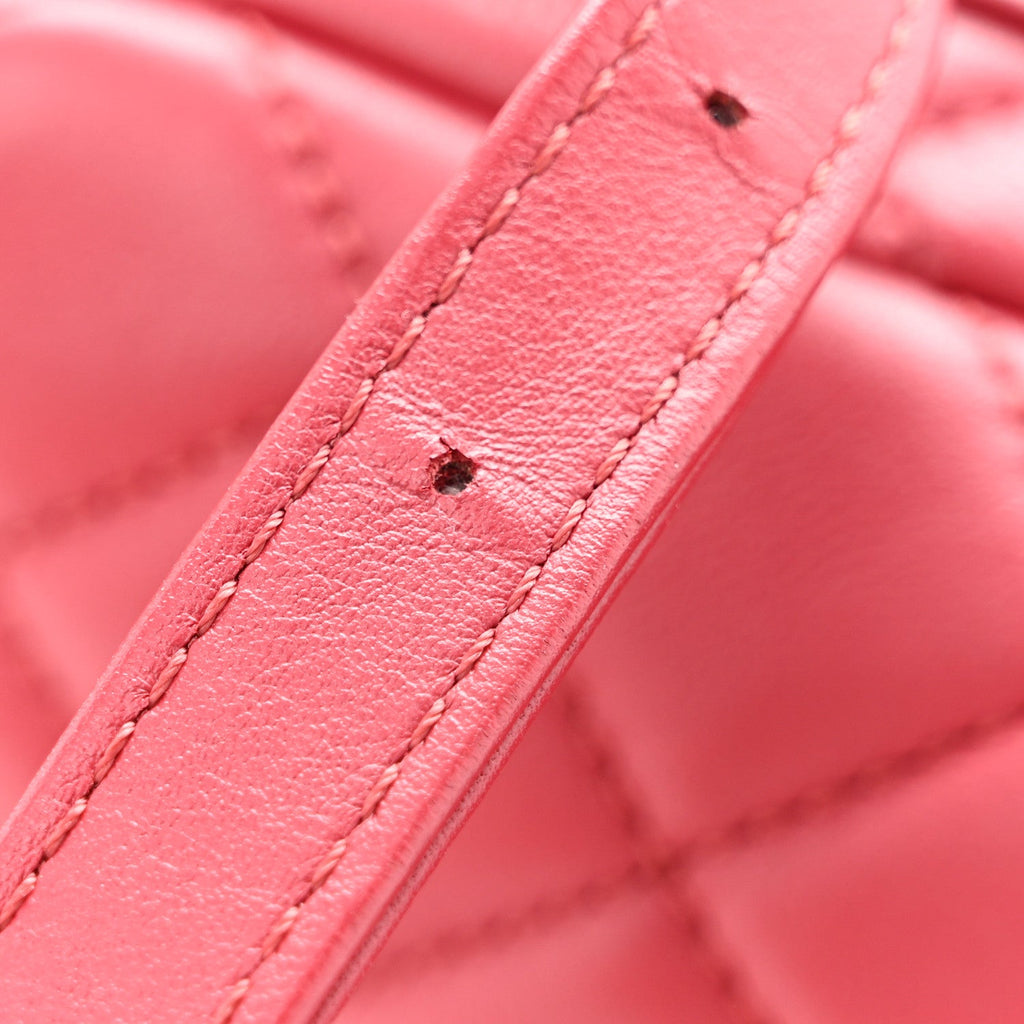 Calfskin Quilted Mini Urban Spirit Backpack Red
