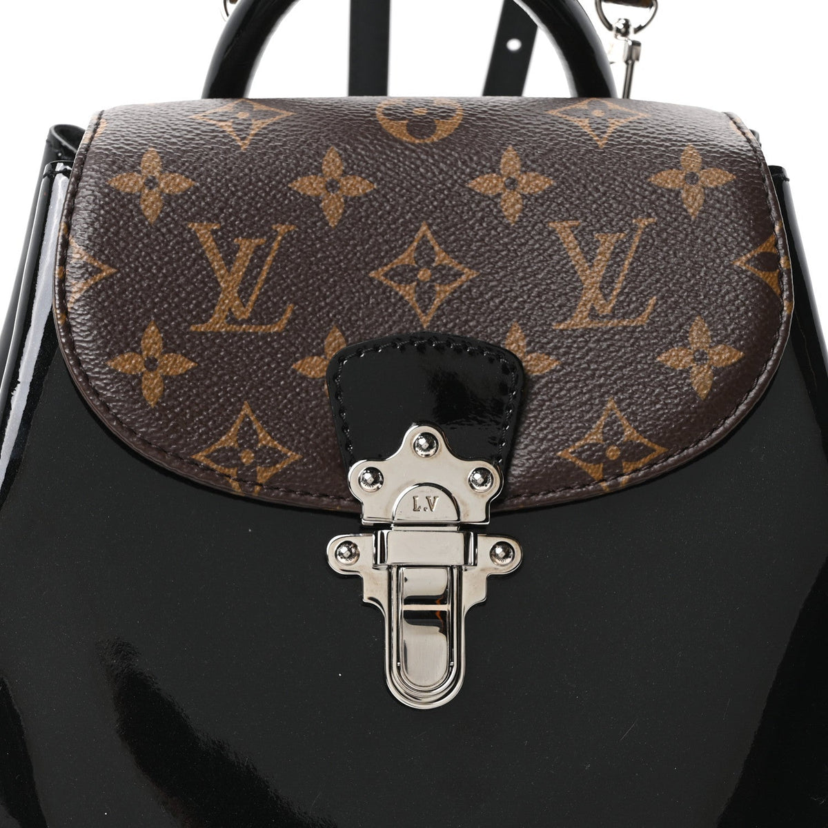 Patent Monogram Hot Springs Backpack Black