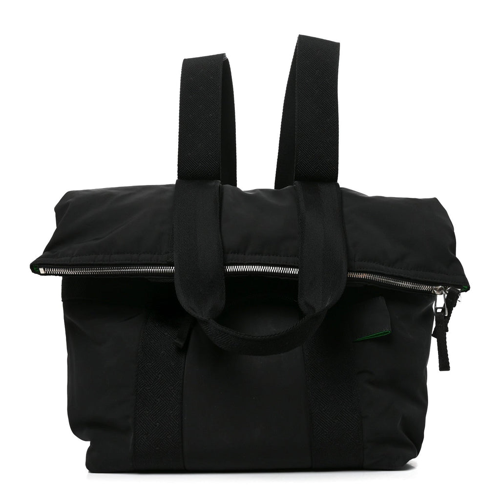 Nylon Voyager Backpack Black