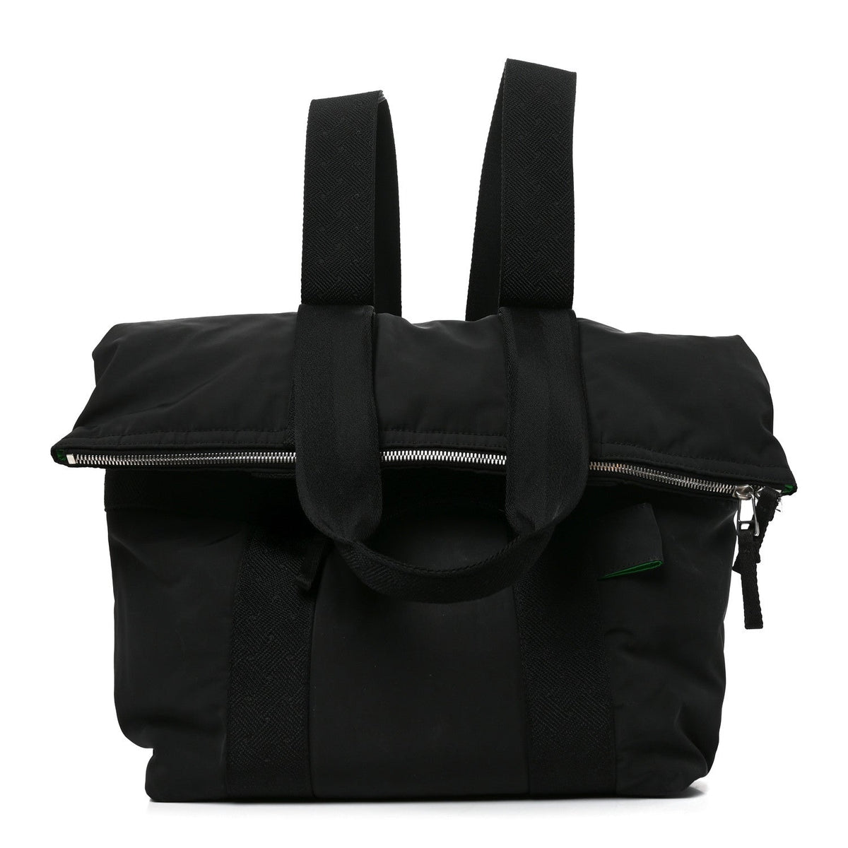 Nylon Voyager Backpack Black