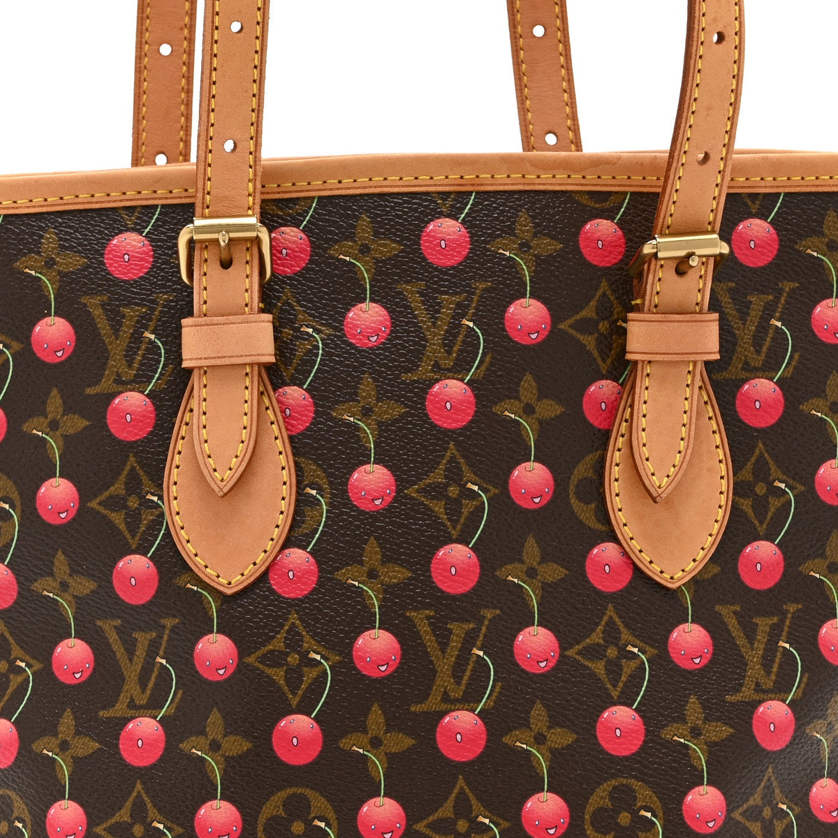 Monogram Cerises Bucket Bag